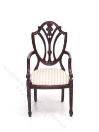 (image for) Miniature Lady Godwyn Chair for Dollhouses - Mahogany