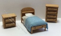 (image for) Quarter Scale 3pc Country Child's Bedroom Kit