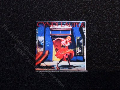 (image for) Miniature Cyndi Lauper "She's So Unreal" Vinyl Record