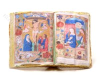 (image for) Vintage Miniature Medieval Illuminated Manuscript for Dollhouses