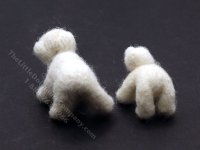 (image for) Miniature Mohair Polar Bear Mother and Cub by Erna Meyer