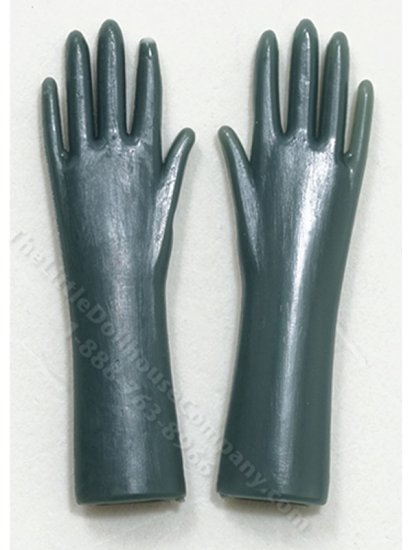 (image for) Miniature Green Rubber Gloves For Dollhouses