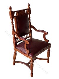 (image for) Miniature Miniature Gallery Barons Chair for Dollhouses