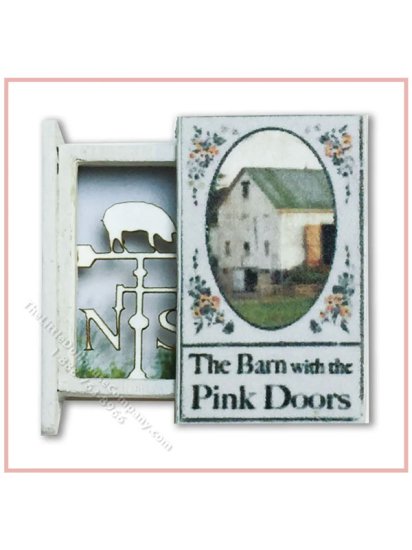 (image for) Miniature Secret Book - The Barn with the Pink Doors