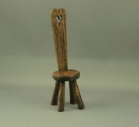 (image for) Dollhouse Miniature Heart Chair