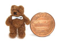 (image for) Miniature Small Brown Mohair Teddy Bear by Erna Meyer
