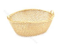 (image for) Miniature Large Oval Basket with Side Handles
