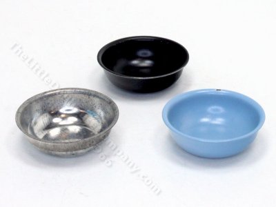 (image for) Miniature Metal Mixing Bowl for Dollhouses