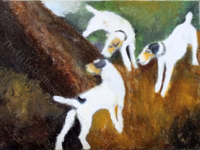 (image for) "On the Alert" Replica Painting by Larry Morganti