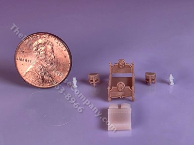 (image for) 1:144 Scale Bedroom Suite Kit