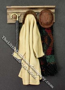 (image for) Miniature Hallway Wall Rack by Bette Jo Chudy for Dollhouses