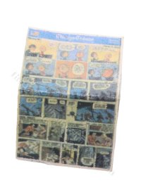 (image for) Miniature Chicago Tribune Newspaper Comics Section for Dollhouses