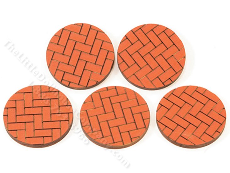 (image for) Dollhouse Scale Medium Brick Pavers