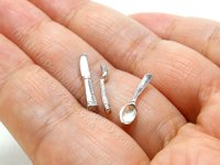 (image for) Miniature Cutlery Set for Dollhouses