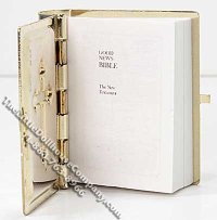 (image for) Miniature Brass Bible for Dollhouses