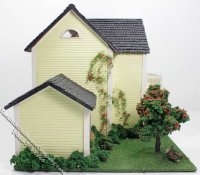(image for) 1:48 Scale Assembled Colonial Dollhouse