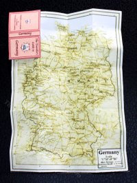 (image for) Miniature Map of Germany for Dollhouses