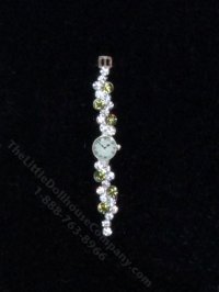 (image for) Green Crystal Ladies Watch by Sun Lemmens
