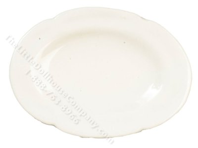 (image for) Miniature Fluted Oval Platter