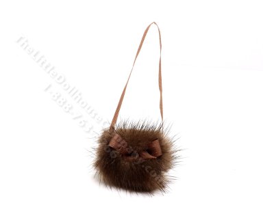 (image for) Miniature Fur Purse with Bow