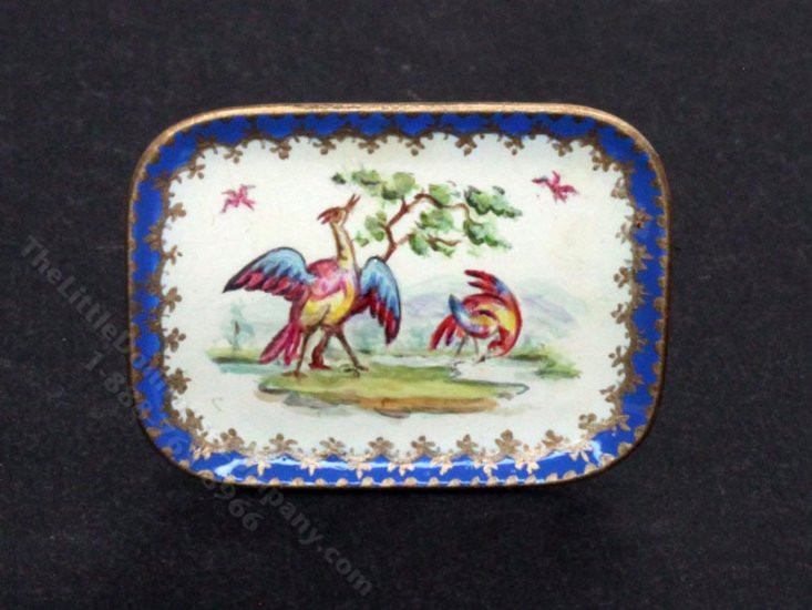 (image for) Miniature Porcelain Stork Platter for Dollhouses
