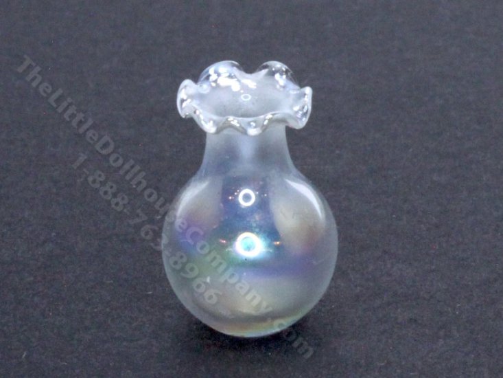 (image for) Miniature Opalescent Glass Vase