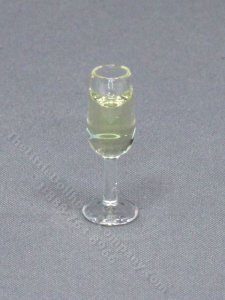 (image for) Miniature Flute of Champagne for Dollhouses