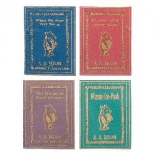 (image for) Miniature Reproduction Winnie The Pooh Books for Dollhouses