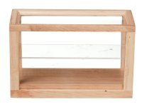 (image for) Miniature Small Oak Store Display Case for Dollhouses
