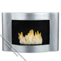 (image for) Miniature Resin Modern Fireplace for Dollhouses