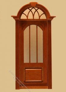 (image for) Miniature Cambridge Exterior Door Walnut