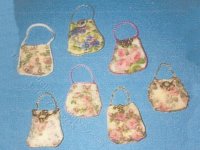 (image for) Miniature Floral Cloth Handbags DIY Kit
