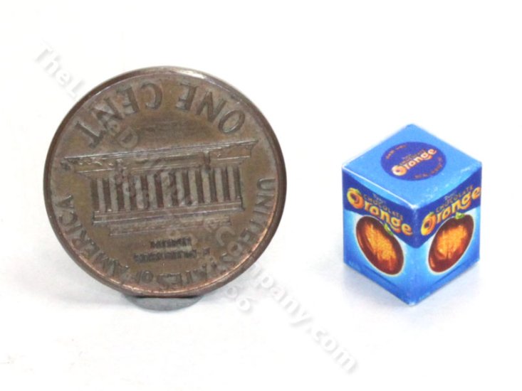 (image for) Miniature Chocolate Orange for Dollhouses