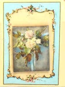 (image for) Miniature Painting of Roses by Cristina Lissiotto