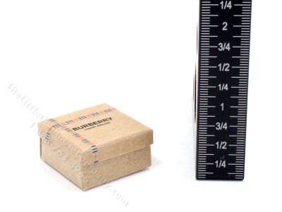 (image for) Miniature Small Burberry Box for Dollhouses