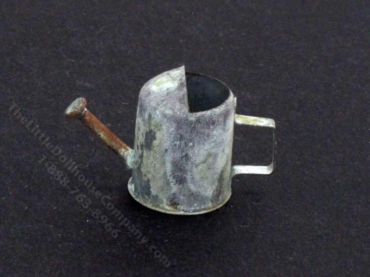 (image for) Miniature Weathered Metal Watering Can