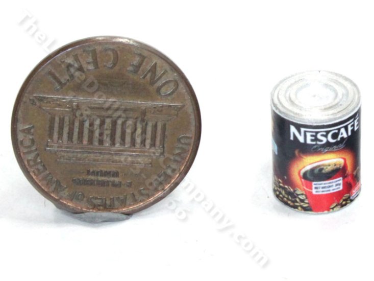 (image for) Miniature Scale Model Tin of Nescafe