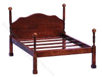 (image for) Miniature Chippendale Double Bed with Canopy Kit