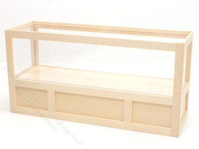 (image for) Miniature Unfinished Display Case for Dollhouses