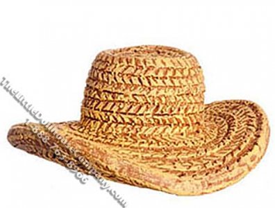(image for) Miniature Resin Straw Hat for Dollhouses