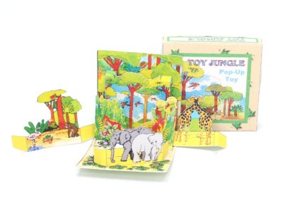 (image for) Miniature Pop-Up Toy Jungle in a Box