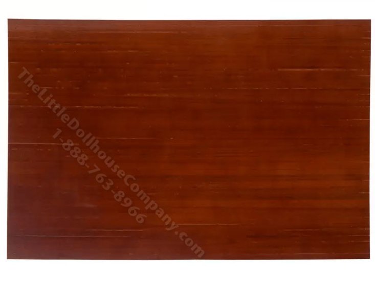 (image for) Miniature Sheet of Mahogany Wood Flooring for Dollhouses - Real Wood