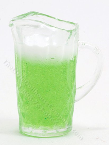 (image for) Dollhouse Scale Model St. Patrick's Green Beer Pitcher