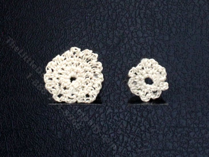 (image for) Miniature Handmade Lace Doily Set for Dollhouses
