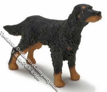 (image for) Dollhouse Scale Model Gordon Setter