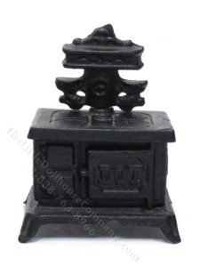 (image for) Vintage Miniature Old Fashioned Stove for Dollhouses