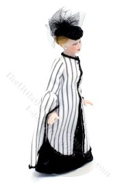(image for) Porcelain Victorian Lady in Fancy Coat by Cindy's Dolls