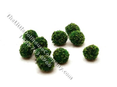 (image for) Miniature 3/8 Inch Mound Bush for Dollhouses (10 pcs.)