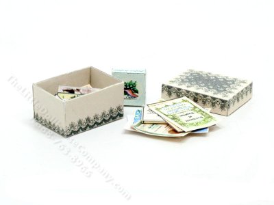 (image for) Miniature Keepsake Box For Dollhouses