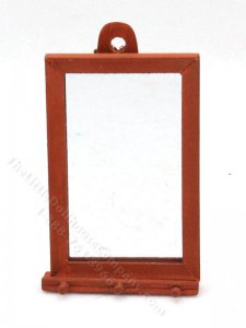 (image for) Miniature Handcrafted Mirror with Pegs